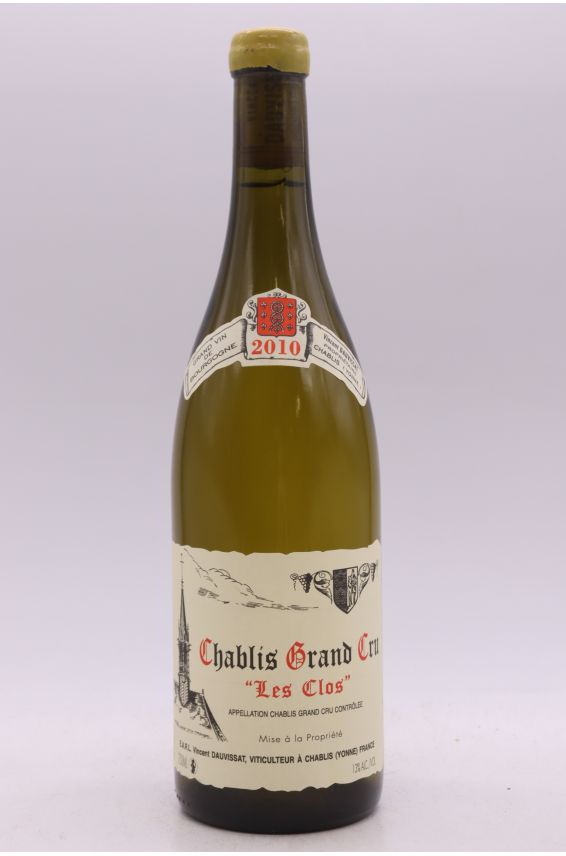 Vincent Dauvissat Chablis Grand cru Les Clos 2010