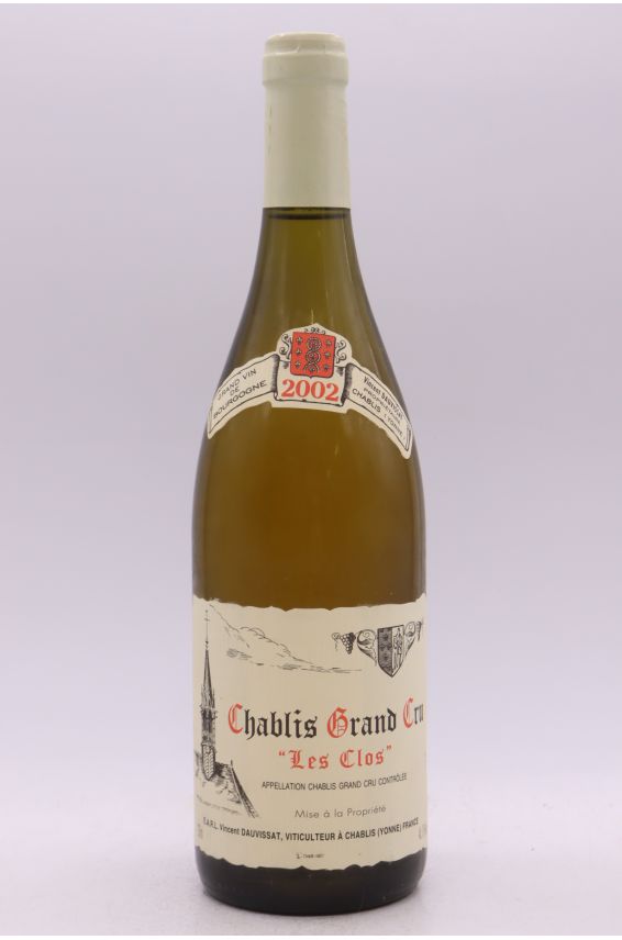 Vincent Dauvissat Chablis Grand cru Les Clos 2002