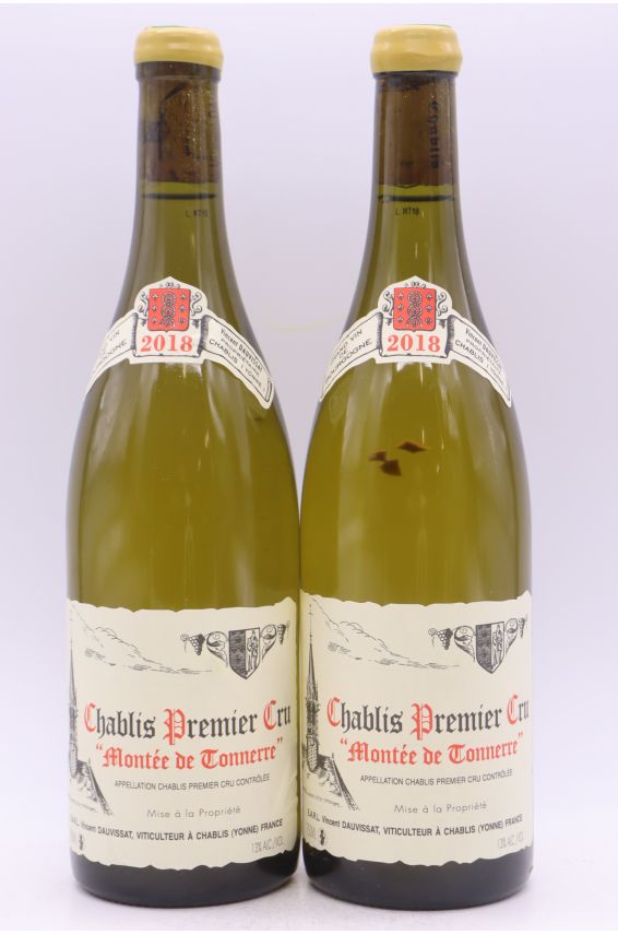 Vincent Dauvissat Chablis 1er cru Montée de Tonnerre 2018