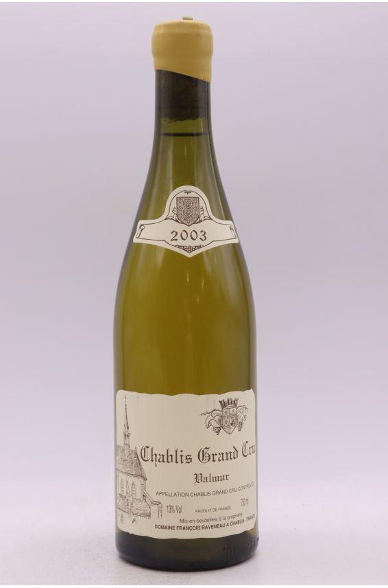 Raveneau Chablis Grand cru Valmur 2003