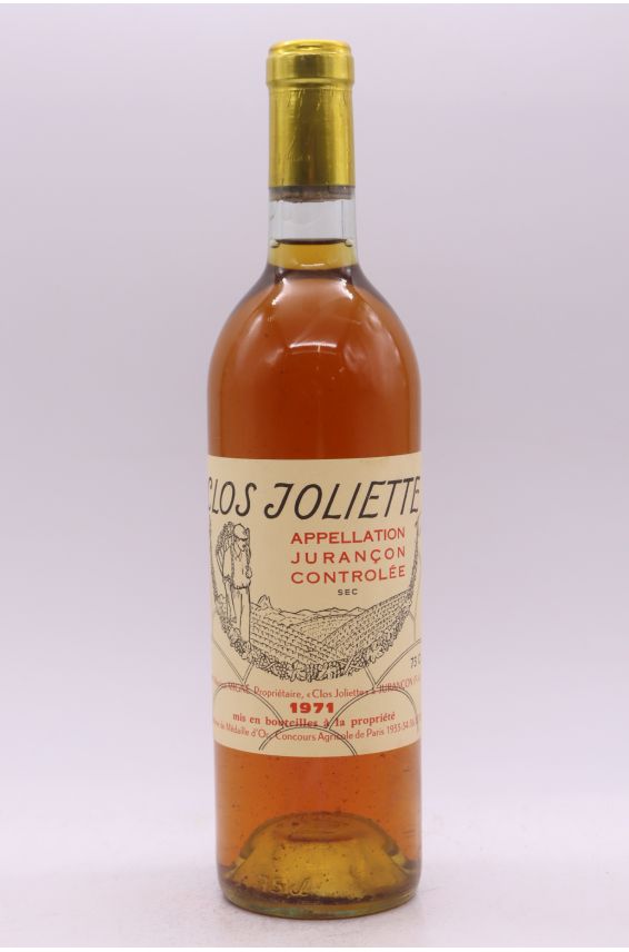 Clos Joliette Jurançon Sec 1971