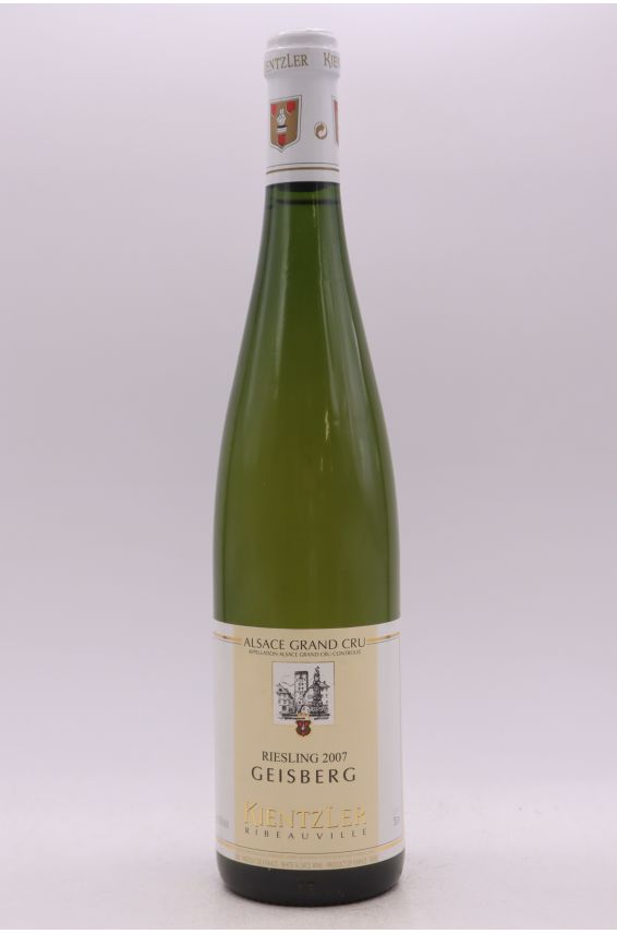 Kientzler Alsace Grand Cru Riesling Geisberg 2007