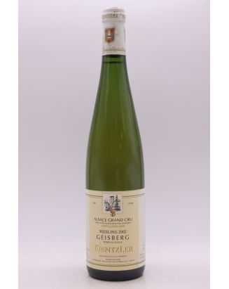 Kientzler Alsace Grand Cru Riesling Geisberg 2002