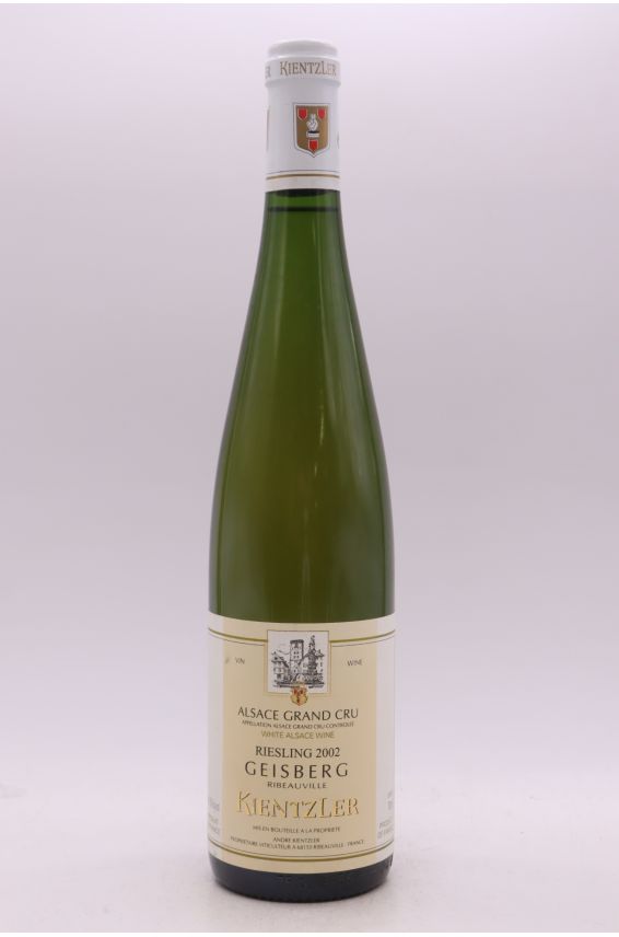 Kientzler Alsace Grand Cru Riesling Geisberg 2002