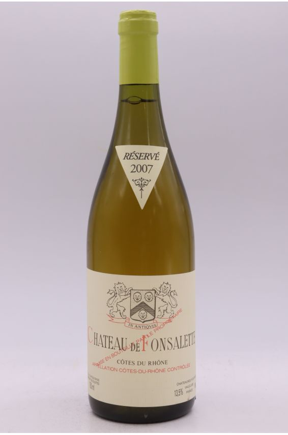 Fonsalette 2007 blanc