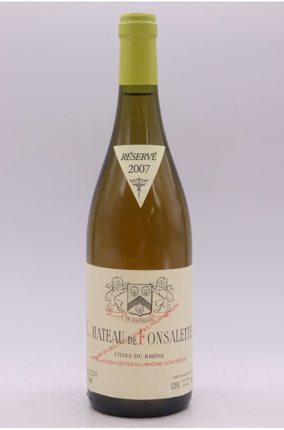 Fonsalette 2007 blanc