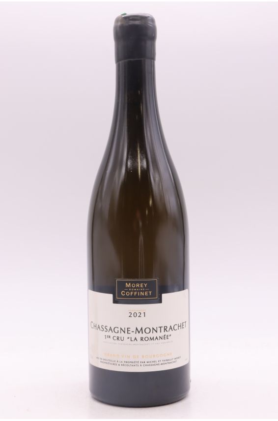 Morey Coffinet Chassagne Montrachet 1er cru La Romanée 2021 blanc