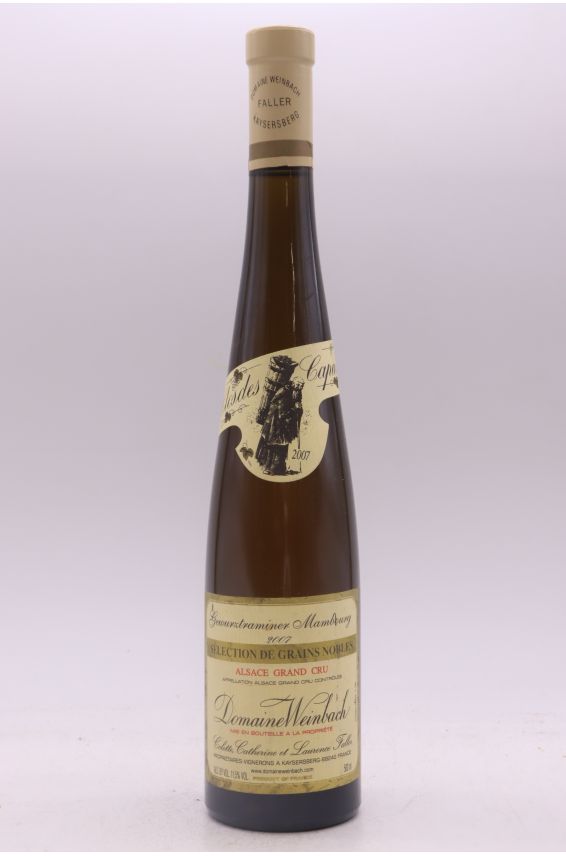 Weinbach Alsace Grand cru Gewurztraminer Mambourg Sélection de Grains Nobles 2007 50cl