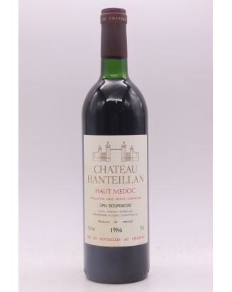Château Hanteillan cru Bourgeois 1986 -5% DISCOUNT !