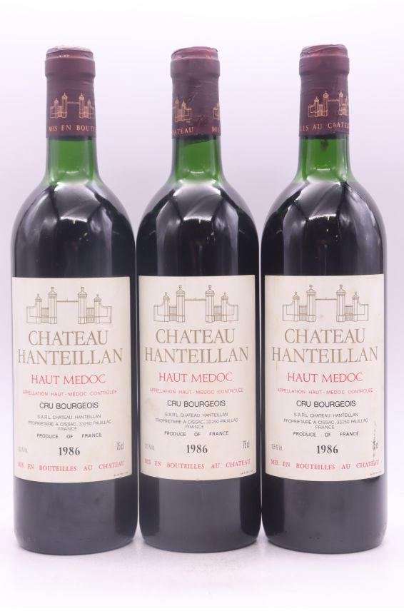 Château Hanteillan cru Bourgeois 1986 - PROMO -5% !