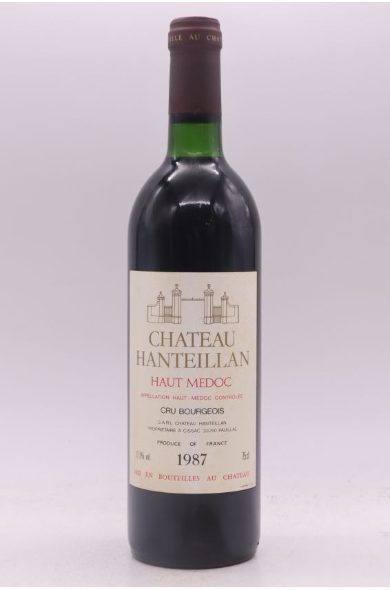 Château Hanteillan cru Bourgeois 1987 - PROMO -5% !