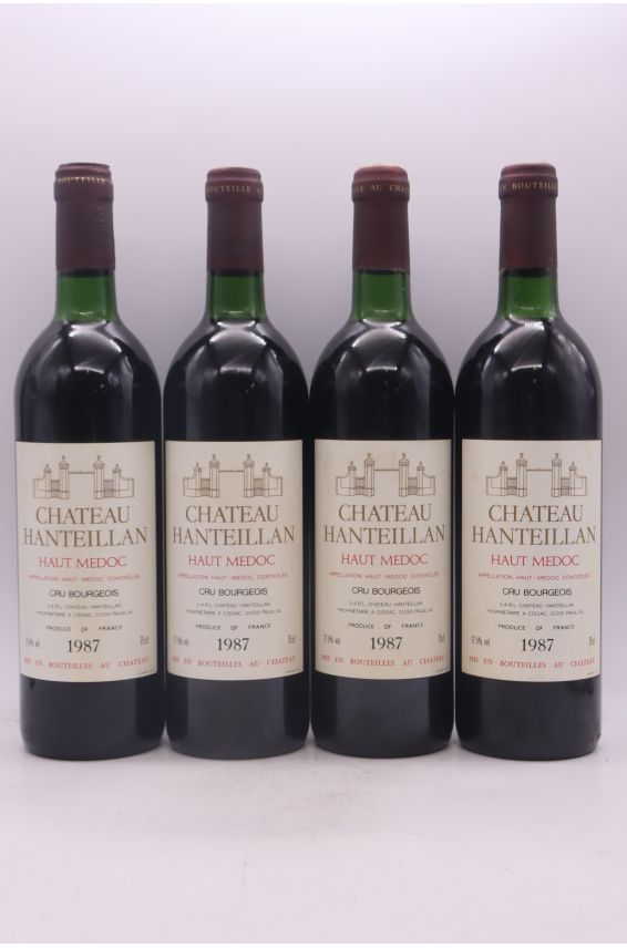 Château Hanteillan cru Bourgeois 1987 - PROMO -5% !