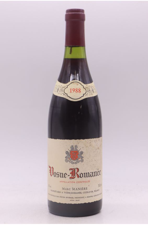 Marc Manière Vosne Romanée 1988