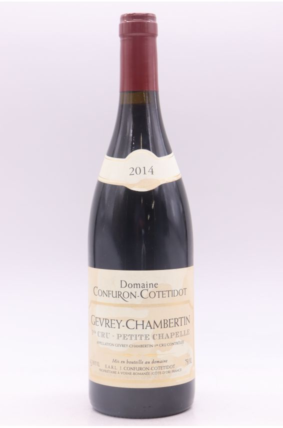 Confuron Cotetidot Gevrey Chambertin 1er cru Petite Chapelle 2014