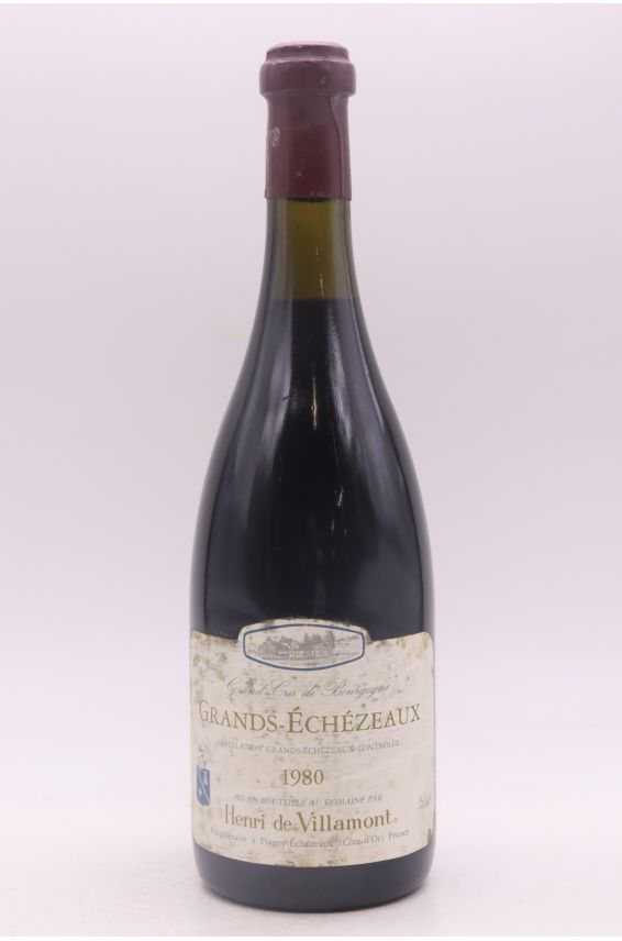 Henri de Villamont Grands Echezeaux 1980