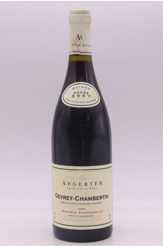 Aegarter Gevrey Chambertin 2007