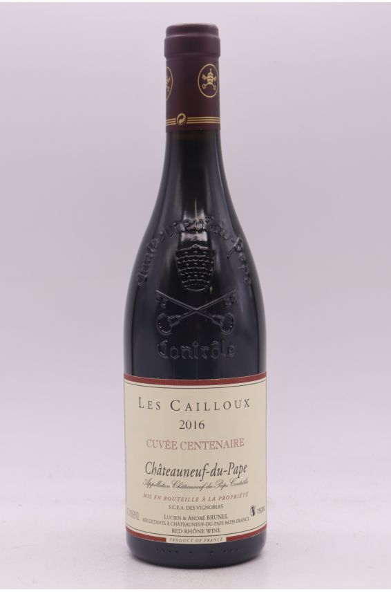 Les Cailloux Châteauneuf du Pape Vignes Centenaires 2016