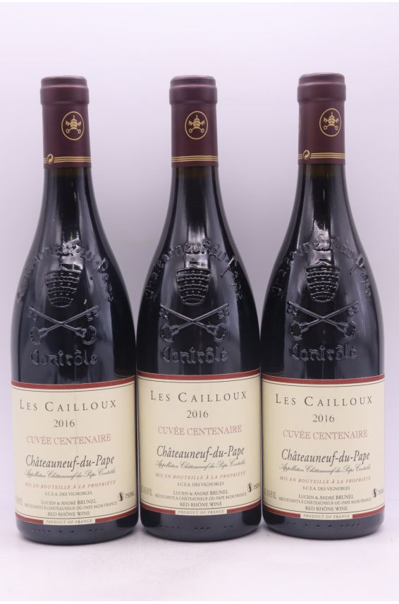 Les Cailloux Châteauneuf du Pape Vignes Centenaires 2016