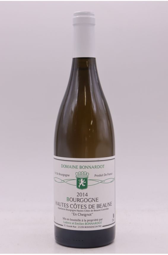 Bonnardot Bourgogne Hautes Côtes de Beaune 2014 blanc