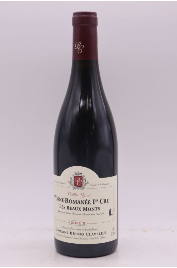 Bruno Clavelier Vosne Romanée 1er cru Les Beaux Monts Vieilles Vignes 2013