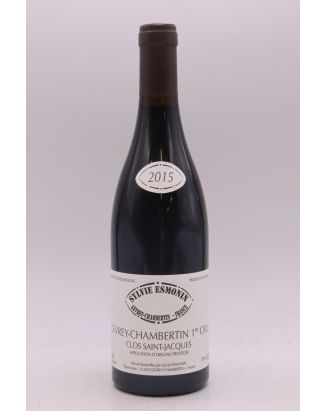 Sylvie Esmonin Gevrey Chambertin 1er cru Clos Saint Jacques 2015