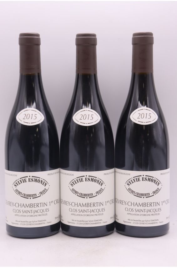 Sylvie Esmonin Gevrey Chambertin 1er cru Clos Saint Jacques 2015