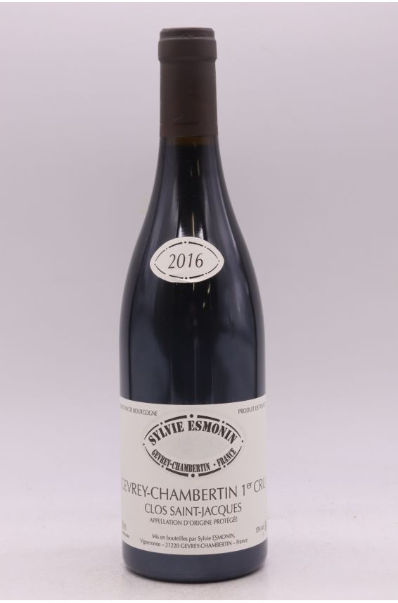 Sylvie Esmonin Gevrey Chambertin 1er cru Clos Saint Jacques 2016