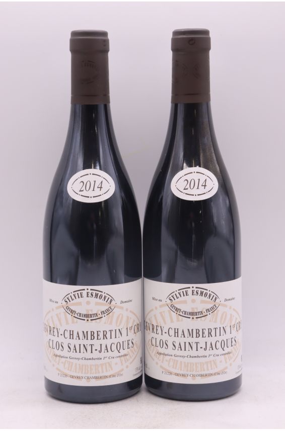 Sylvie Esmonin Gevrey Chambertin 1er cru Clos Saint Jacques 2014