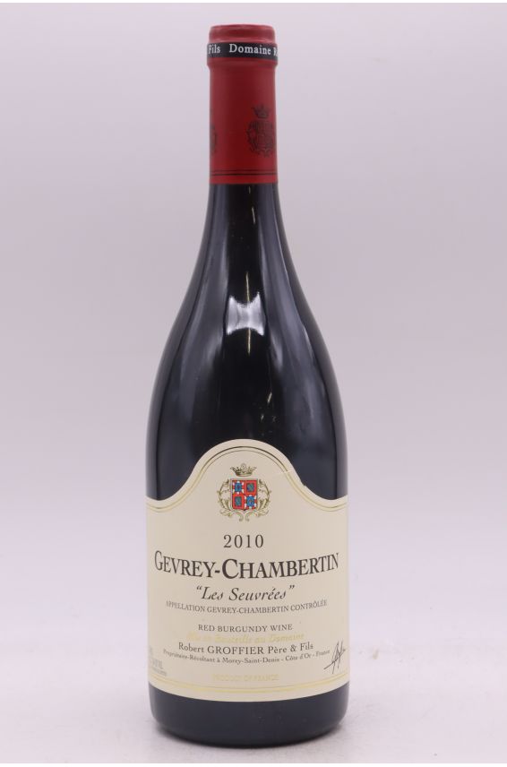 Robert Groffier Gevrey Chambertin Les Seuvrées 2010