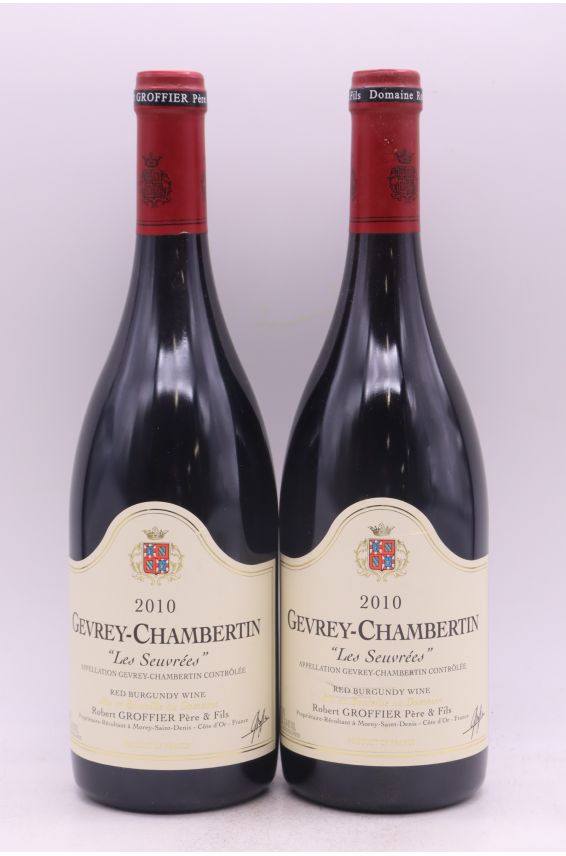 Robert Groffier Gevrey Chambertin Les Seuvrées 2010