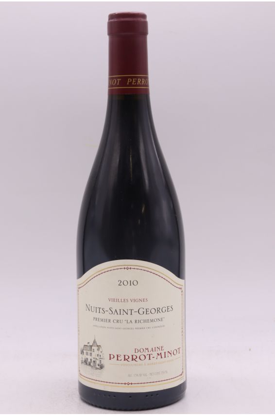 Perrot Minot Nuits Saint Georges 1er cru La Richemone Vieilles Vignes 2010