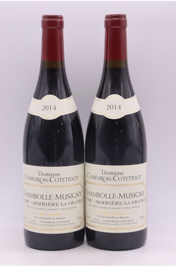 Confuron Cotetidot Chambolle Musigny 1er cru Derrière la Grange 2014