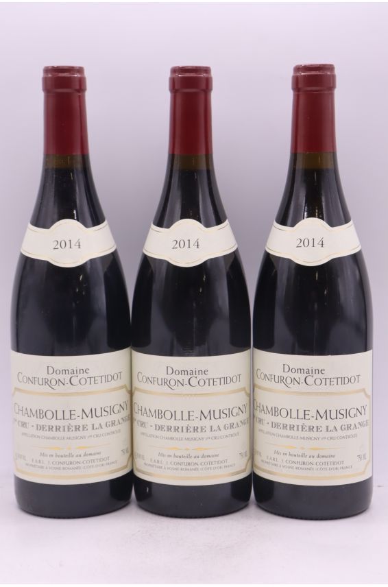 Confuron Cotetidot Chambolle Musigny 1er cru Derrière la Grange 2014