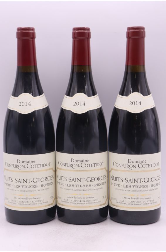 Confuron Cotetidot Nuits Saint Georges 1er cru Les Vignes Rondes 2014