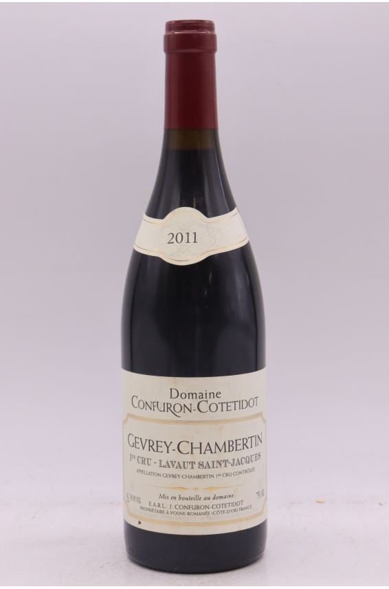 Confuron Cotetidot Gevrey Chambertin 1er cru Lavaut Saint Jacques 2011