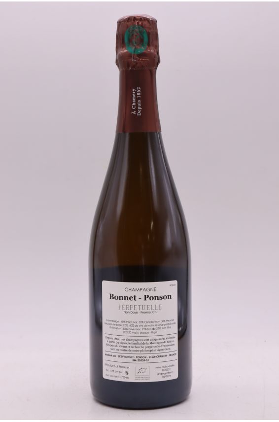 Bonnet Ponson Premier Cru Non Dosé Cuvée Perpetuelle