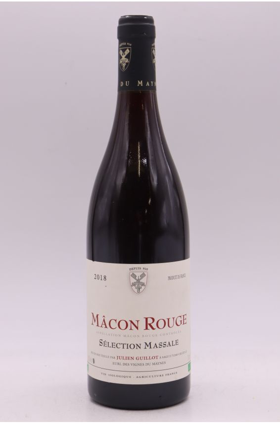 Vignes du Maynes Mâcon Selection Massale 2018 Rouge