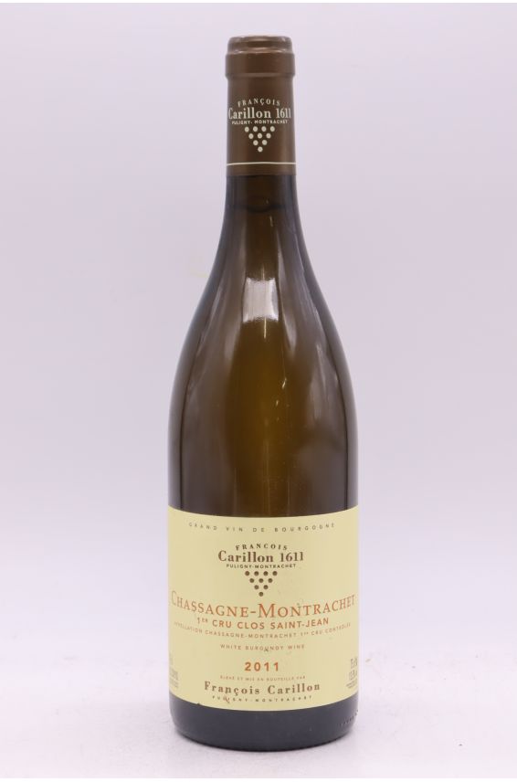 François Carillon Chassagne Montrachet 1er cru Clos Saint Jean 2011