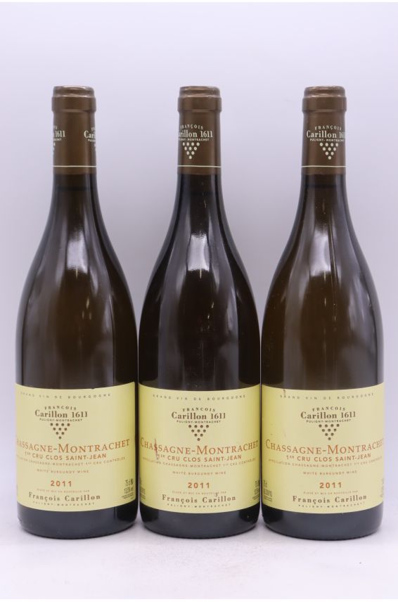 François Carillon Chassagne Montrachet 1er cru Clos Saint Jean 2011