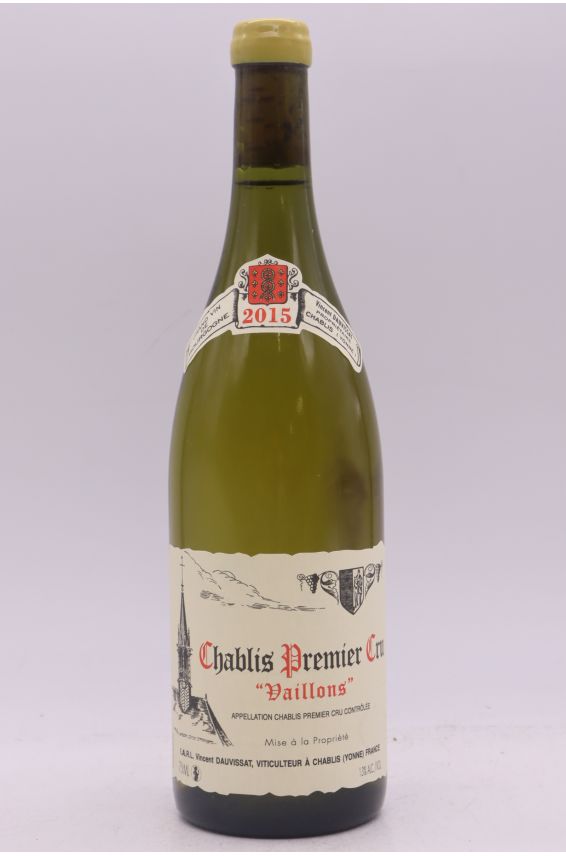 Vincent Dauvissat Chablis 1er cru Vaillons 2015