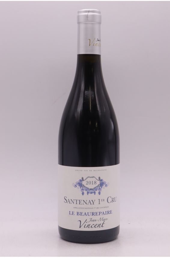 Jean Marc Vincent Santenay 1er cru Le Beaurepaire 2018