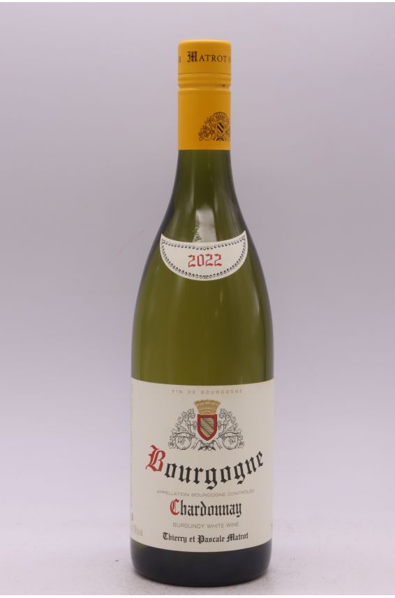 Thierry et Pascale Matrot Bourgogne Chardonnay 2022