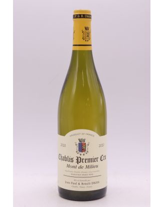 Jean Paul Droin Chablis 1er cru Mont du Milieu 2020