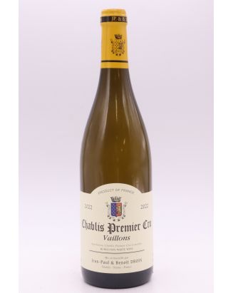 Jean Paul Droin Chablis 1er cru Vaillons 2022