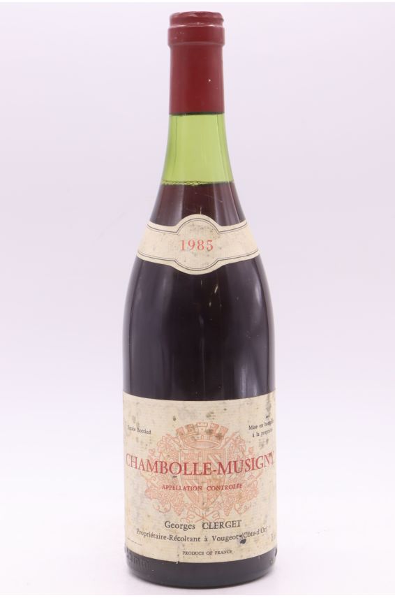 Christian Clerget Chambolle Musigny 1985