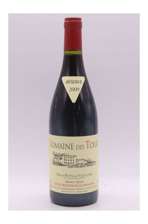 Domaine des Tours Merlot Syrah 2009