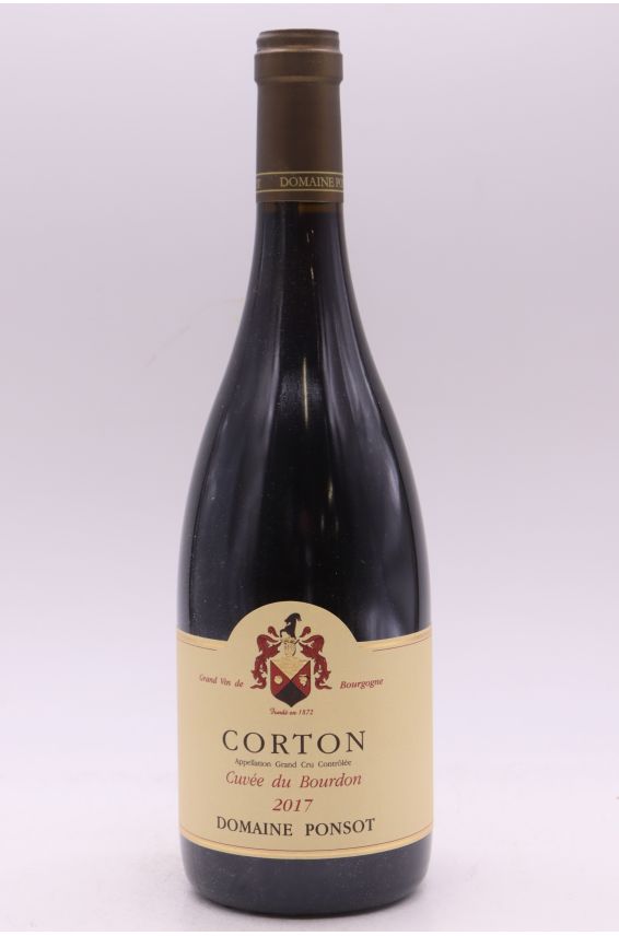 Ponsot Corton Cuvée du Bourdon 2017