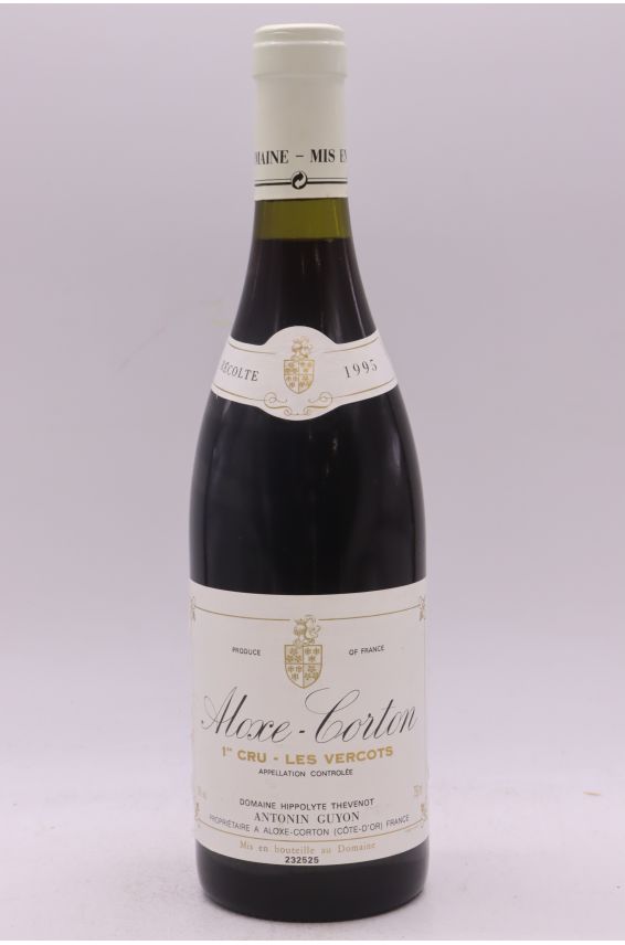 Antonin Guyon Aloxe Corton 1er cru Les Vercots 1995