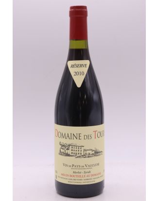 Domaine des Tours Merlot Syrah 2010