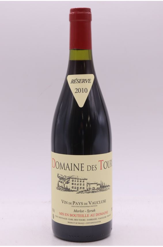 Domaine des Tours Merlot Syrah 2010